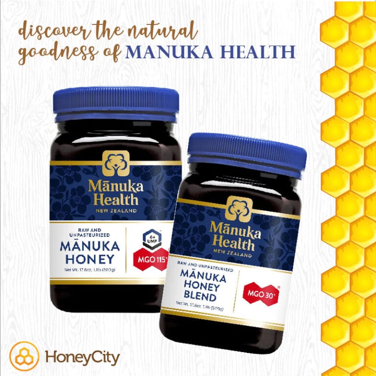 Manuka Health Manuka Honey 500g MGO30, MGO115