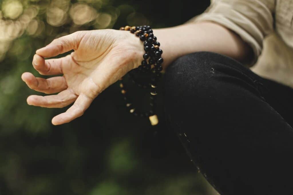 Meditating With Prayer Beads