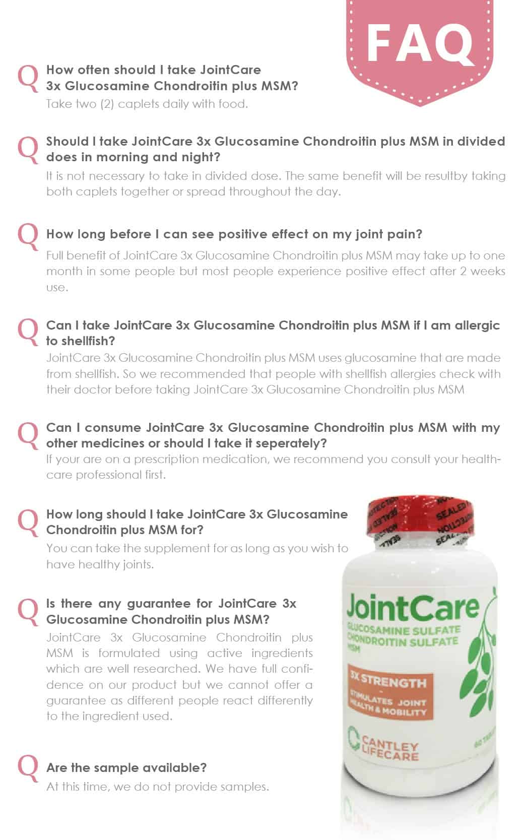 Glucosamine FAQ