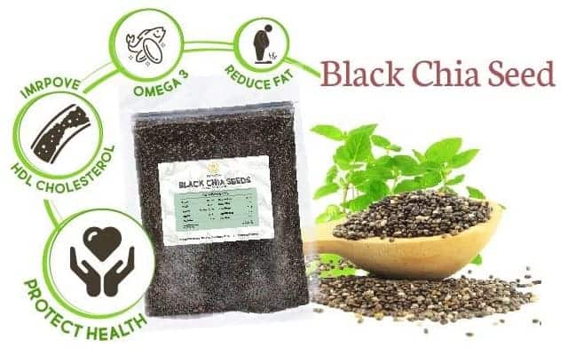 Black and WHite Chia seeds