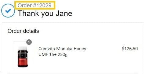 honeycity receipt sample