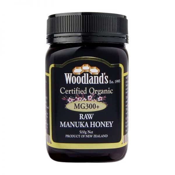 Woodlands Raw Manuka honey MGO Registered MG300+ 500g