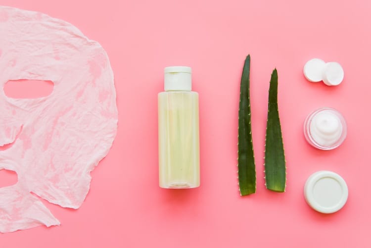 types of aloe vera facial products 