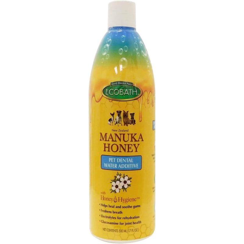 Eco-Bath-Manuka-Honey-Pet-Dental-Water-Additive-17oz