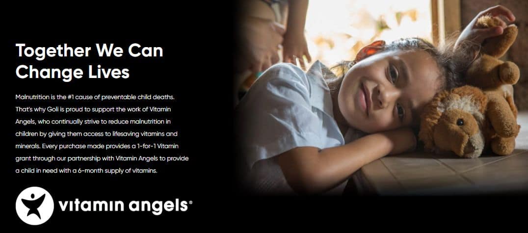 Goli donations vitamin angels