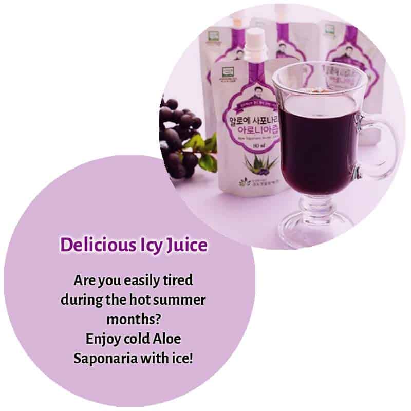 How to eat or drink KDYALOE Organic Aloe Saponaria Aronia Berries Juice