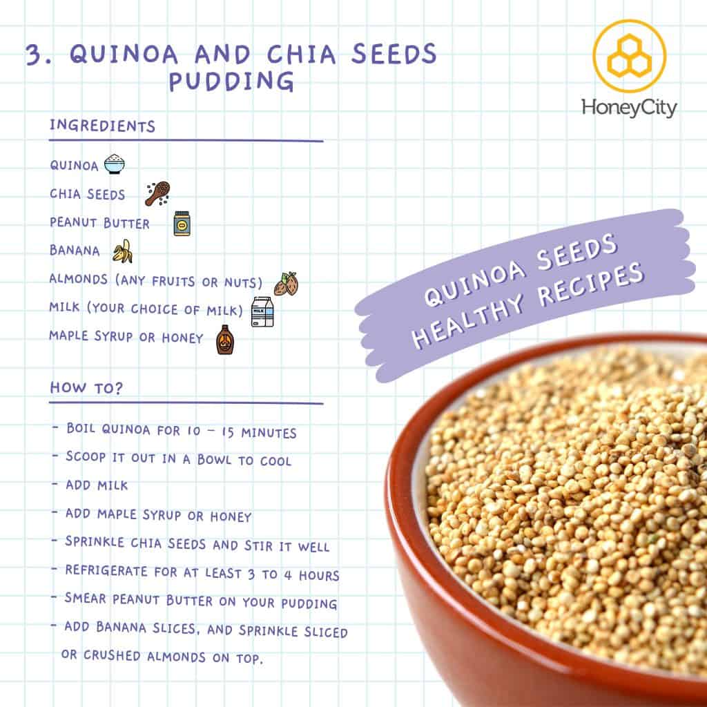 Quinoa and Chia Seeds Pudding